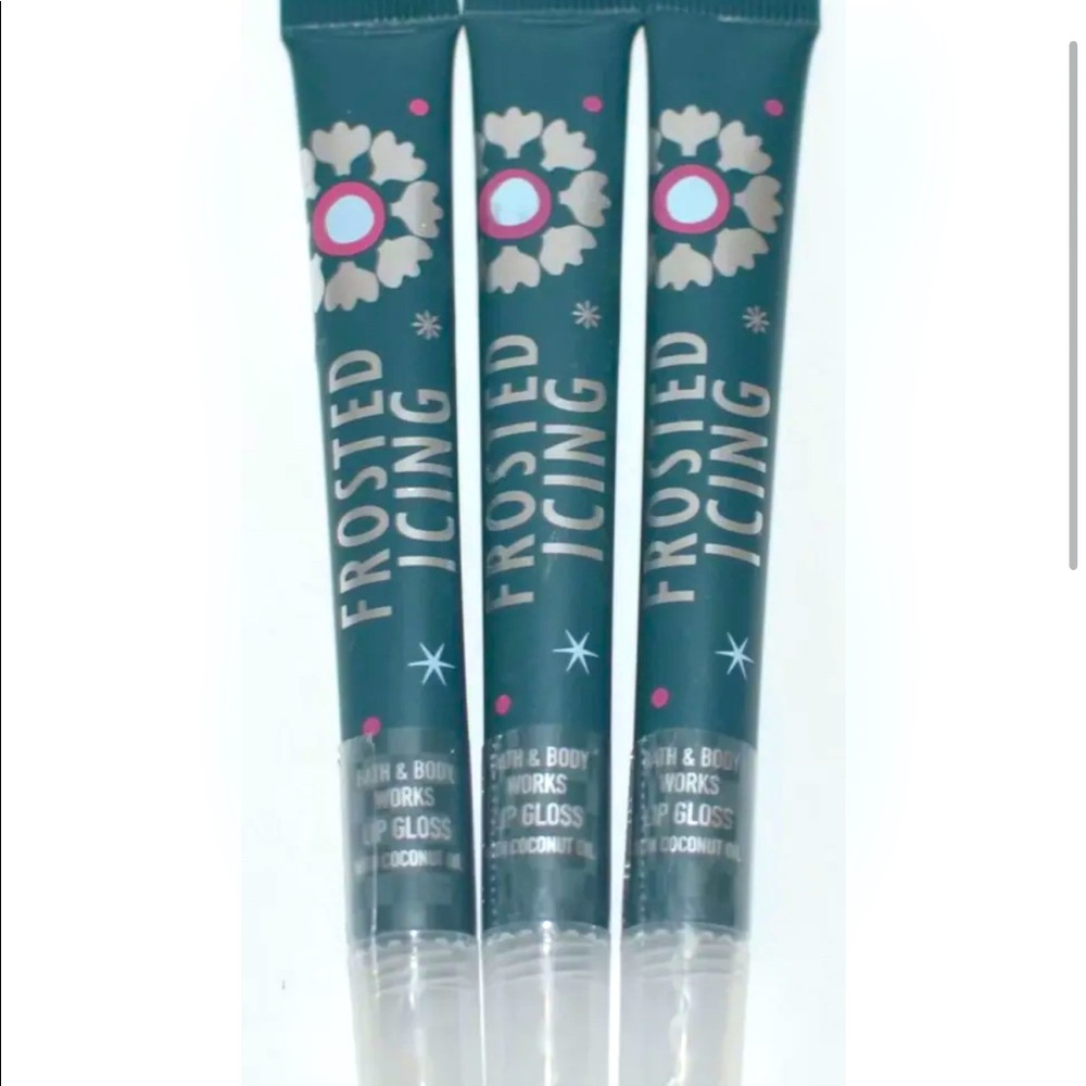 3 BATH & BODY WORKS FROSTED ICING LIP GLOSS 0.47 FL OZ / 14 mL NEW